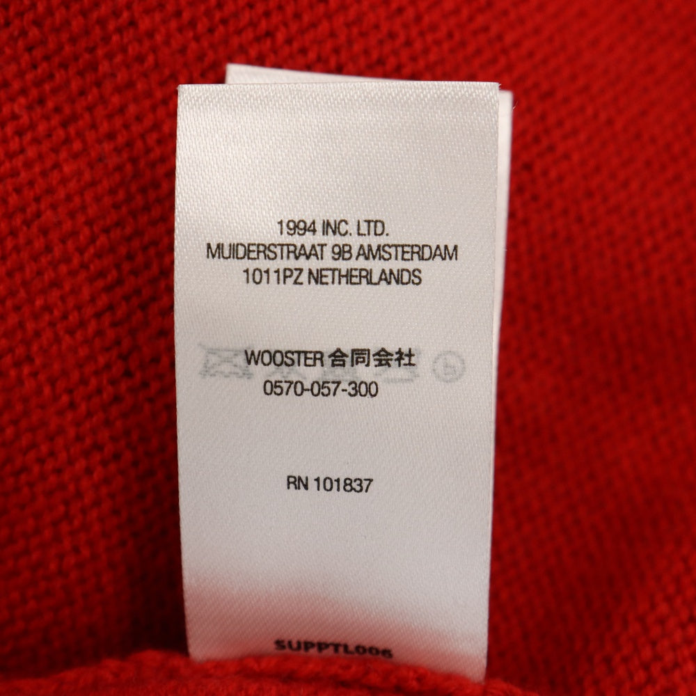 SUPREME(シュプリーム) 21AW Faces Sweater フェイスデザイン クルーネック ニットセーター ブラック