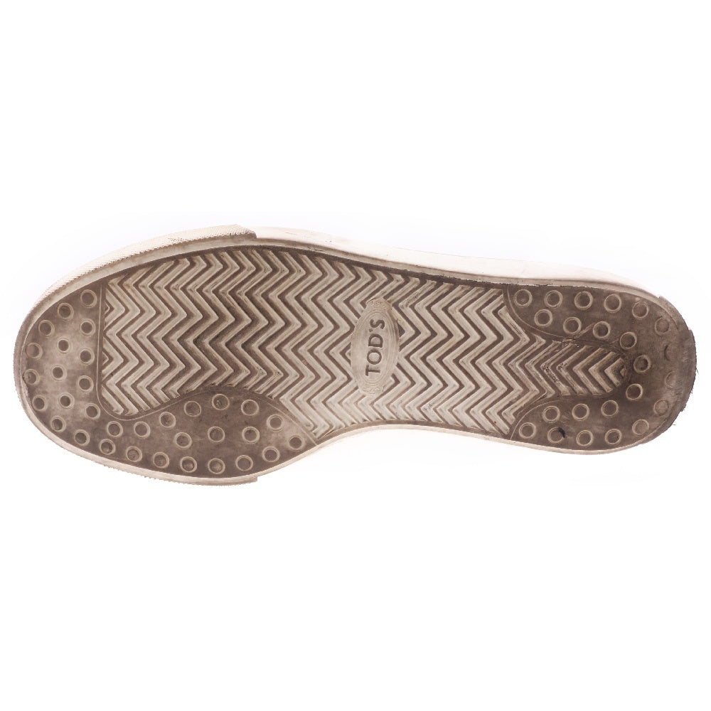 TOD'S(トッズ) レザー ローカットスニーカー レッド/ホワイト