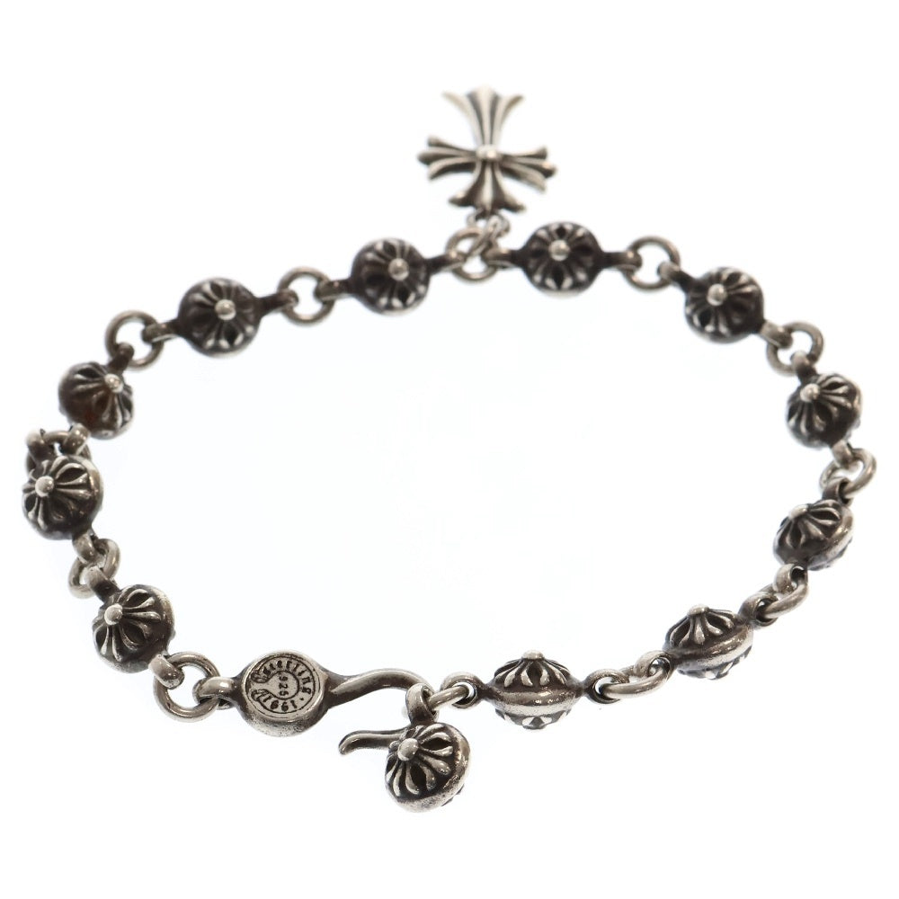 CHROME HEARTS(クロムハーツ) NO1 BALL CH CROSS #1クロスボールタイニーCHクロス シルバーブレスレット