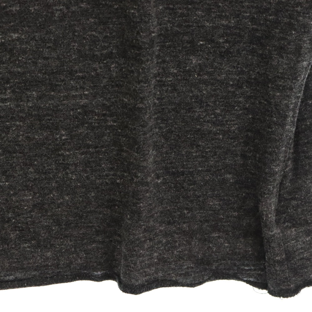 CHROME HEARTS(クロムハーツ) 7分丈 ヘンリーネック ポリエステル混 Tシャツ カットソー グレー