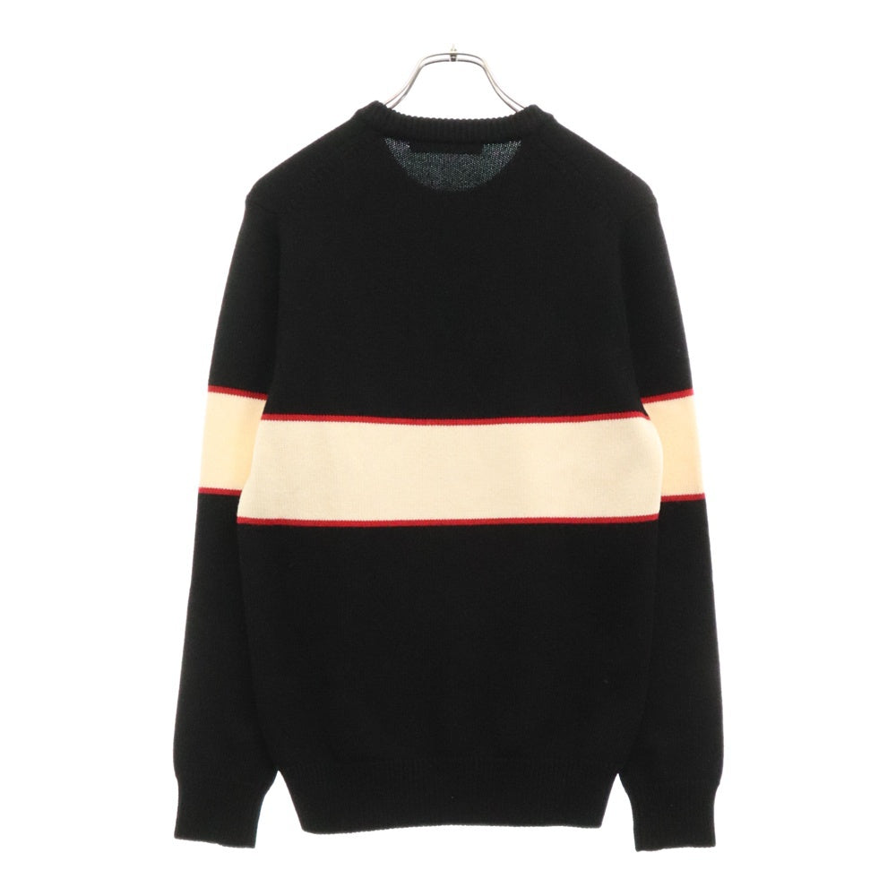 GIVENCHY(ジバンシィ) 20AW Band Heavy Sweater バンド ヘビー セーター クルーネックニット ブラック BM900G400M
