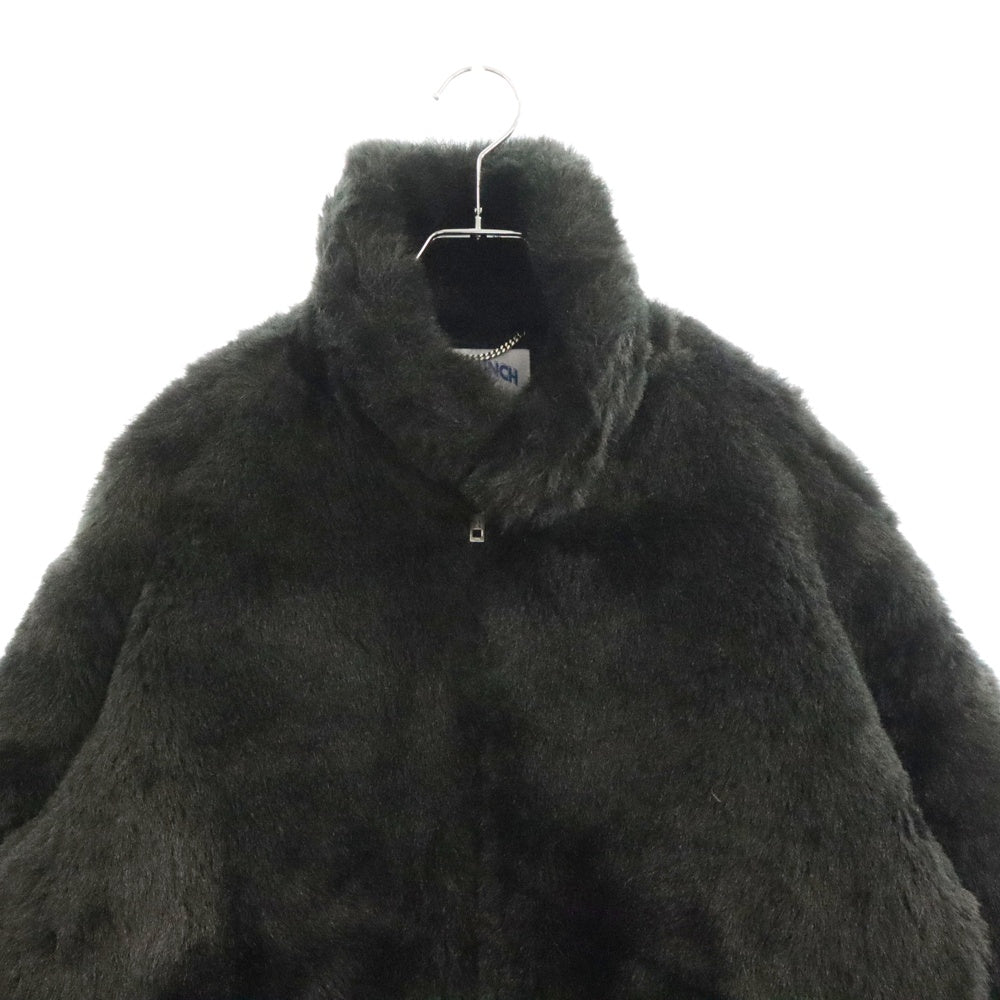 WACKO MARIA(ワコマリア) 21AW ×WILD BUNCH FUR COACH JACKET ワイルド バンチ ファー ジップアップ コーチ ジャケット ブラック WB-WM-BL01
