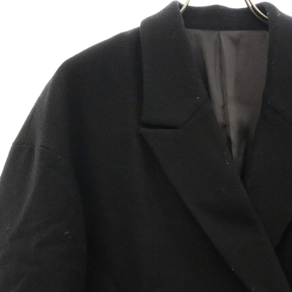 UNITED ARROWS(ユナイテッドアローズ) メリノウール テーラードカラー コクーン チェスターコート ブラック レディース 1625-699-4152