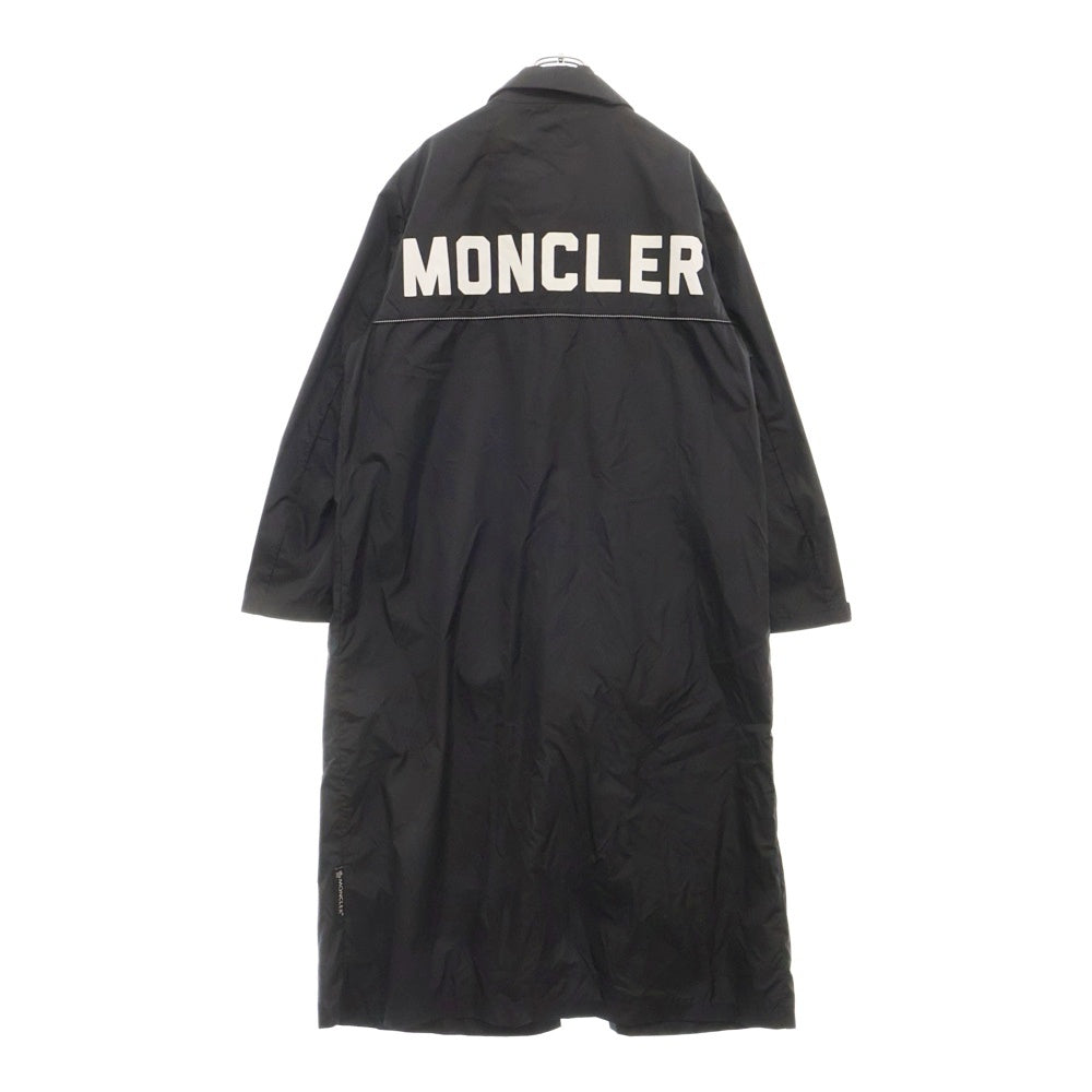 MONCLER(モンクレール) 19AW CHARENTE バックロゴプリント ナイロン ロングコート ブラック E20934902100 レディース