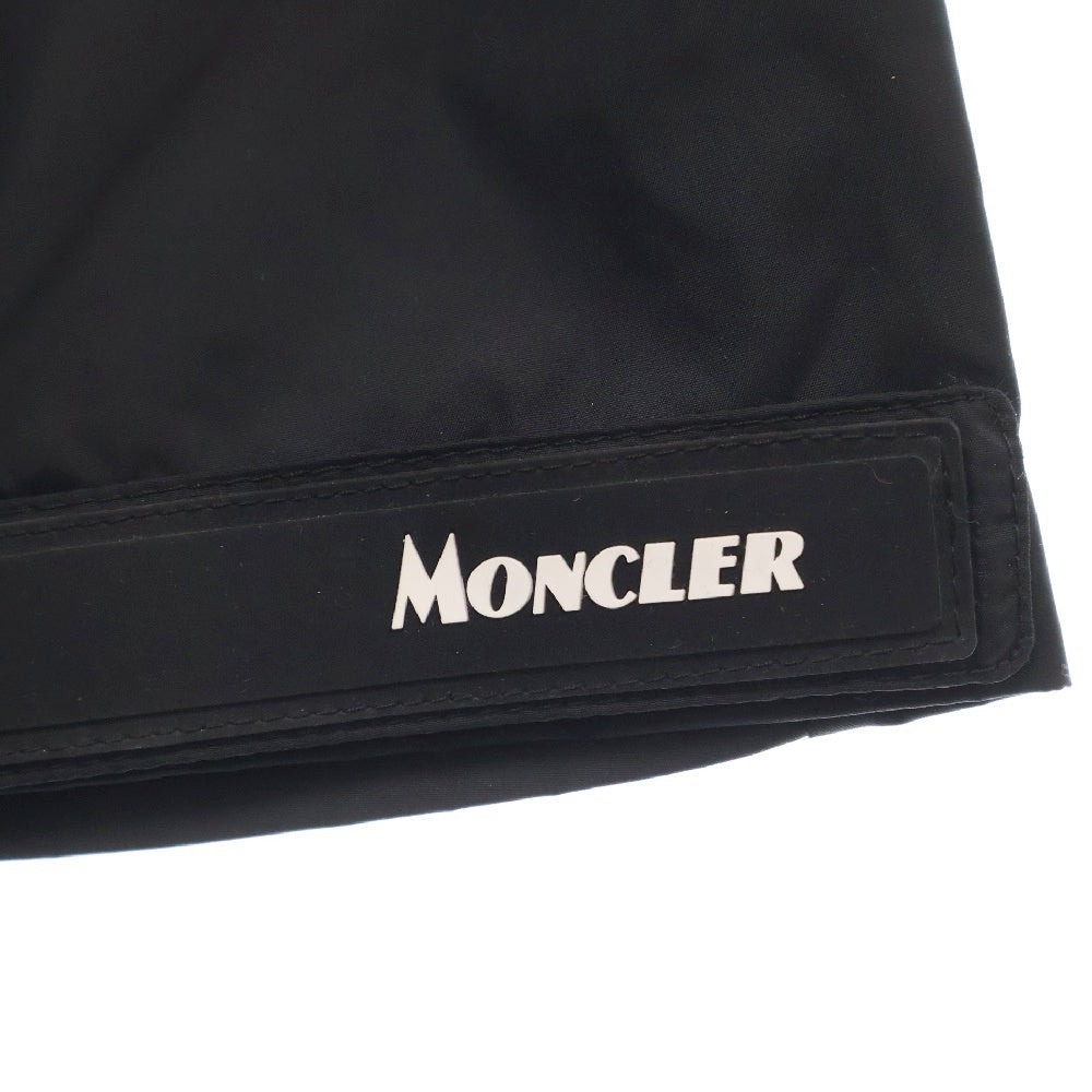 MONCLER(モンクレール) 19AW CHARENTE バックロゴプリント ナイロン ロングコート ブラック E20934902100 レディース