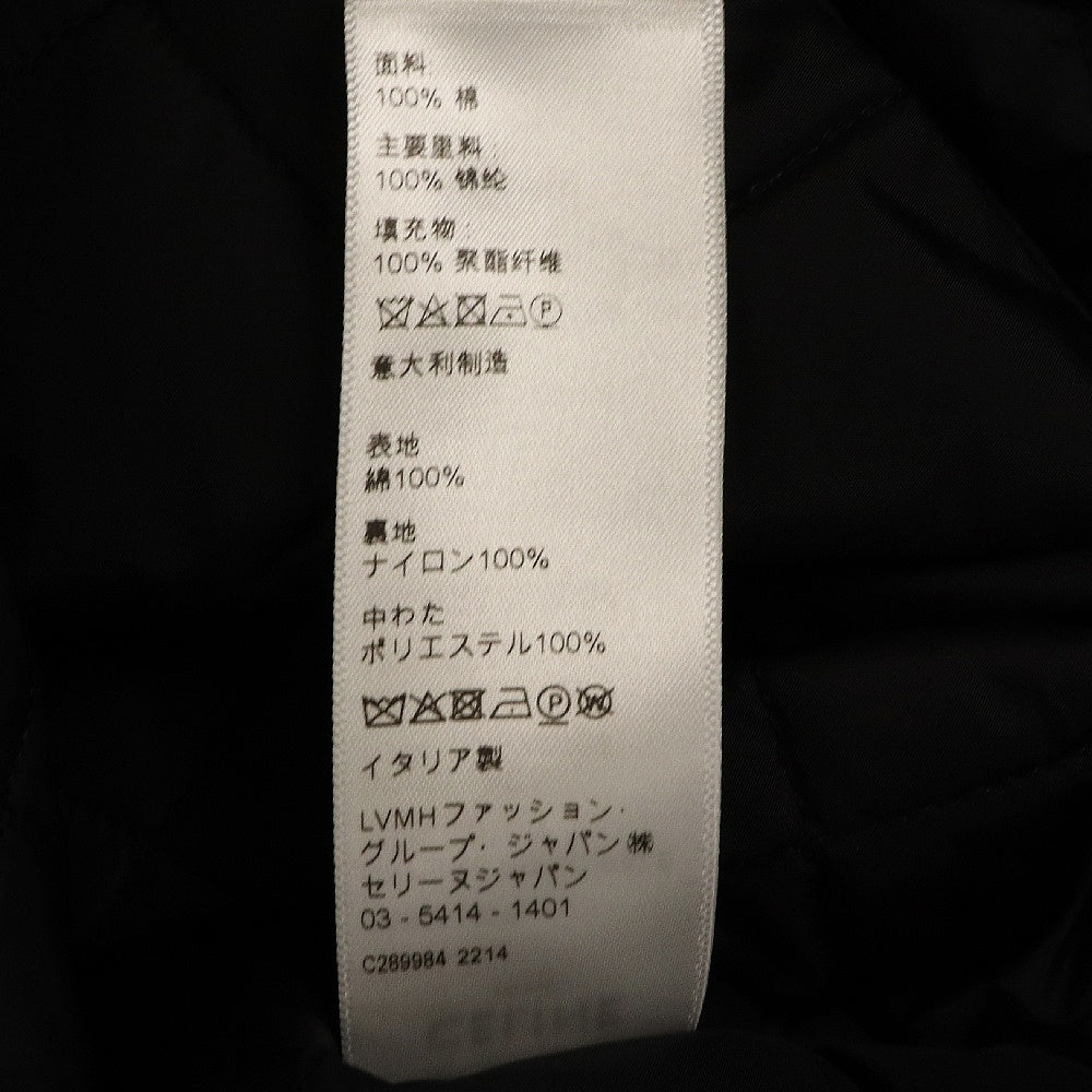 CELINE(セリーヌ) 22AW OVERSHIRT IN CHECKED COTTON オーバーサイズド チェック柄 キルティング シャツジャケット グリーン 2W655150R