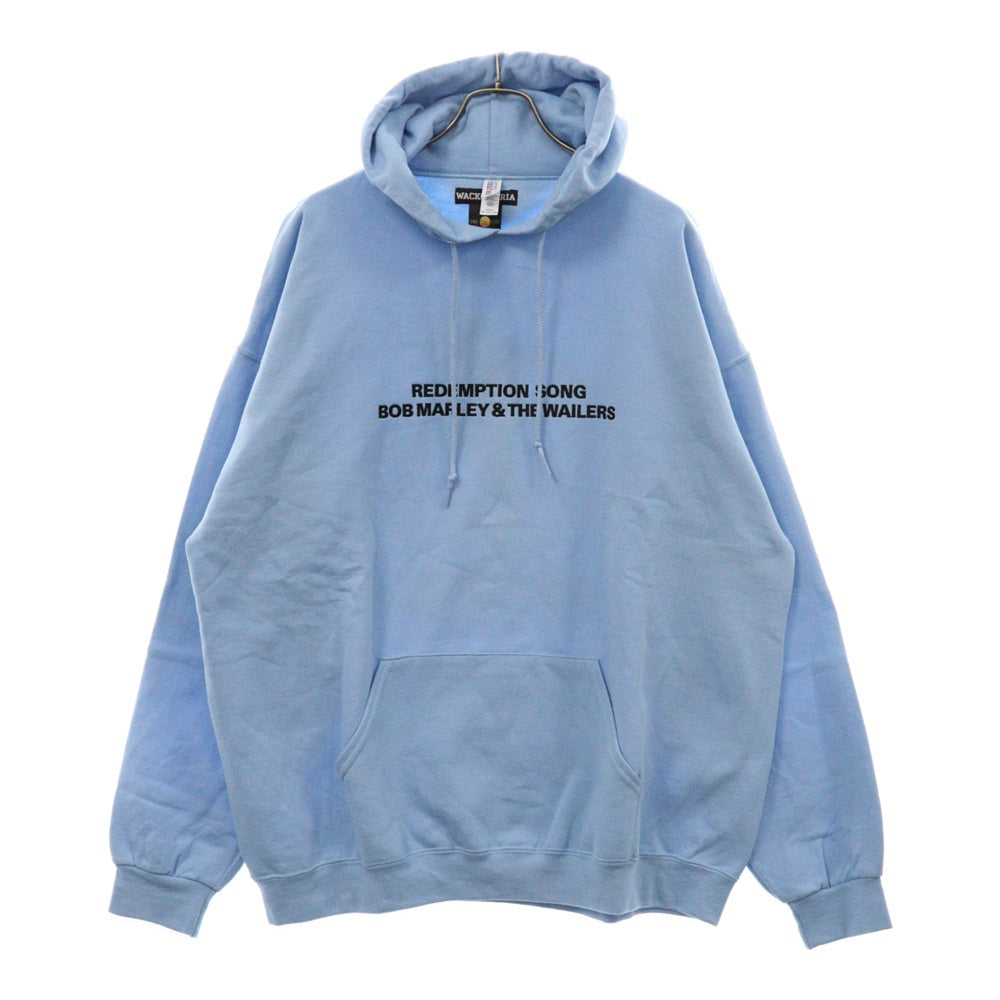 WACKO MARIA(ワコマリア) 24AW BOB MARLEY ボブマーリー バックプリント フーディ プルオーバースウェットパーカー ブルー