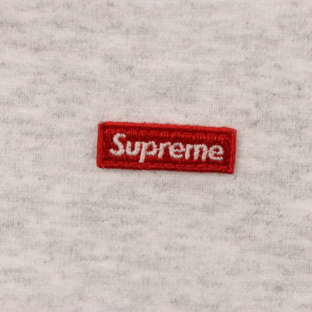 SUPREME(シュプリーム) Small Box Logo Hooded Sweatshirt スモールボックスロゴ フーデッド スウェットトレーナー プルオーバーパーカー グレー