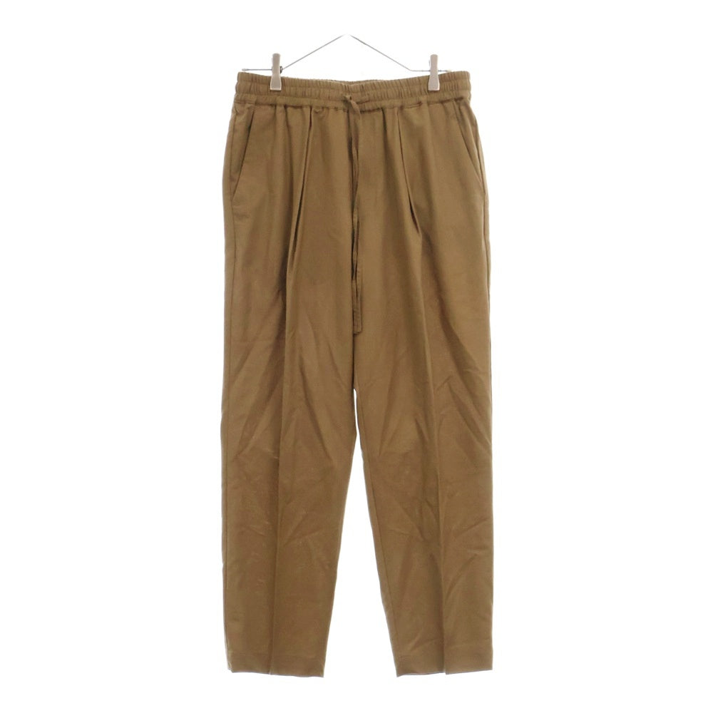 MARKAWARE(マーカウェア) 23AW Peg Top Easy Pants ペグトップ イージー ウール スラックスパンツ ブラウン A23A-13PT02C