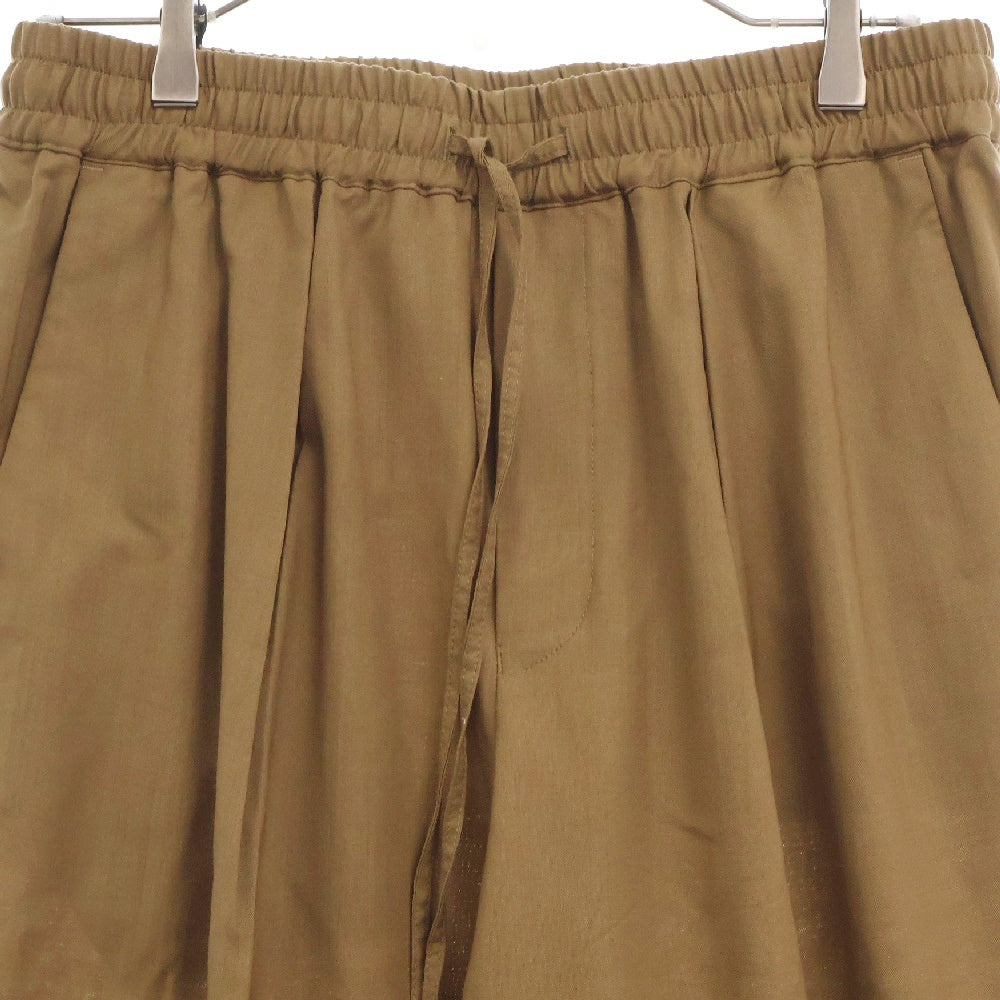 MARKAWARE(マーカウェア) 23AW Peg Top Easy Pants ペグトップ イージー ウール スラックスパンツ ブラウン A23A-13PT02C