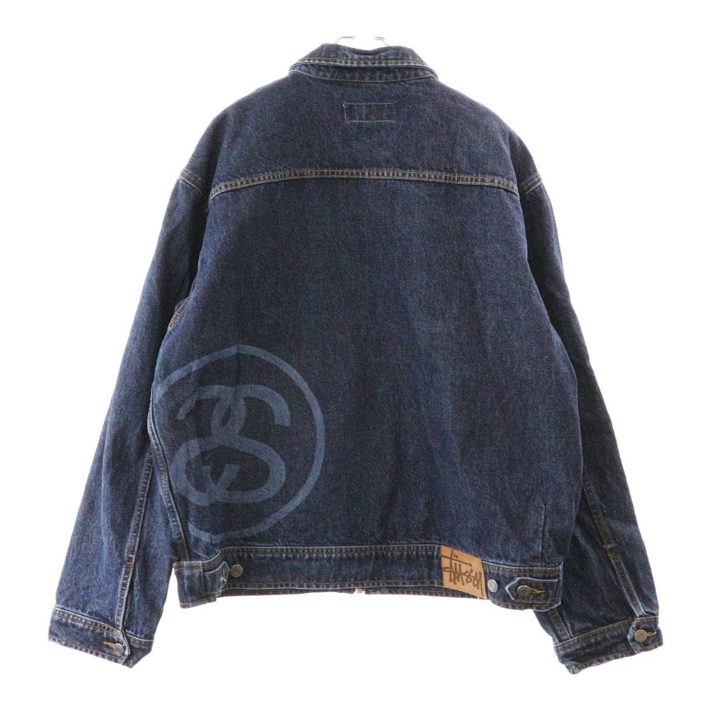 STUSSY(ステューシー) SS-LINK ZIP WORK JACKET SSリンクロゴ ジップアップ ワーク デニムジャケット インディゴ 115675
