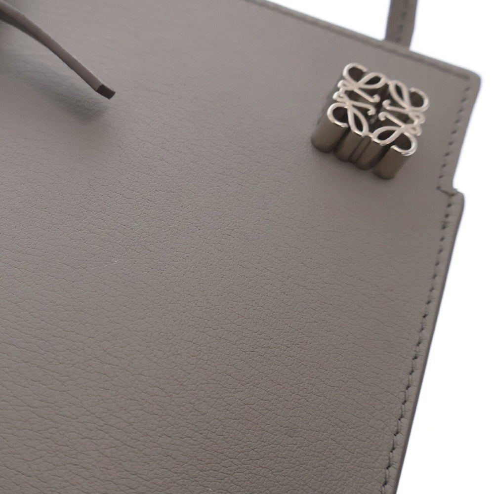 LOEWE(ロエベ) ダイスポケット クラシックカーフ レザークロスボディ ショルダーバッグ グレー レディース C630R12X01