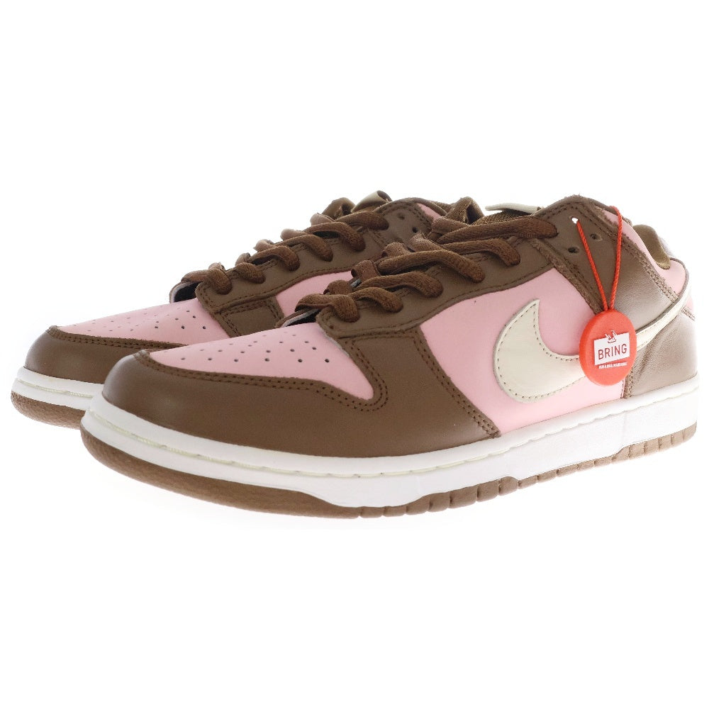 NIKE SB(ナイキエスビー) 【観賞用 2005年製】 ×STUSSY DUNK LOW PRO CHERRY ステューシー ダンク プロ チェリー ローカットスニーカー ピンク/ブラウン US9/27.0cm 304292-671