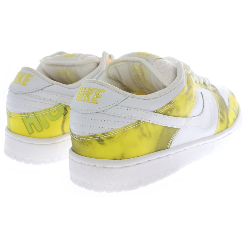 NIKE SB(ナイキエスビー) 【観賞用 2005年製】 DUNK LOW PRO SB DE LA SOUL ダンク ロー プロ デラソウル ローカットスニーカー ホワイト/イエロー US9/27.0cm 304292-171