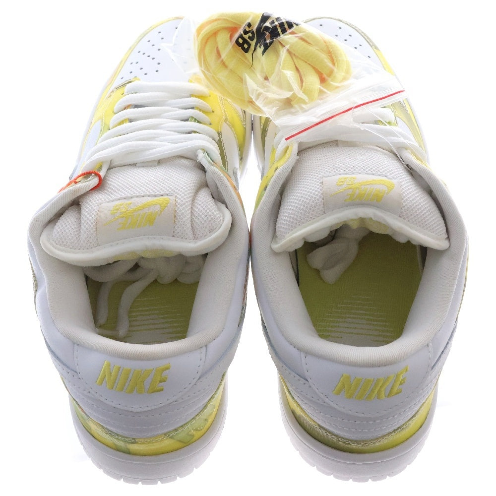 NIKE SB(ナイキエスビー) 【観賞用 2005年製】 DUNK LOW PRO SB DE LA SOUL ダンク ロー プロ デラソウル ローカットスニーカー ホワイト/イエロー US9/27.0cm 304292-171