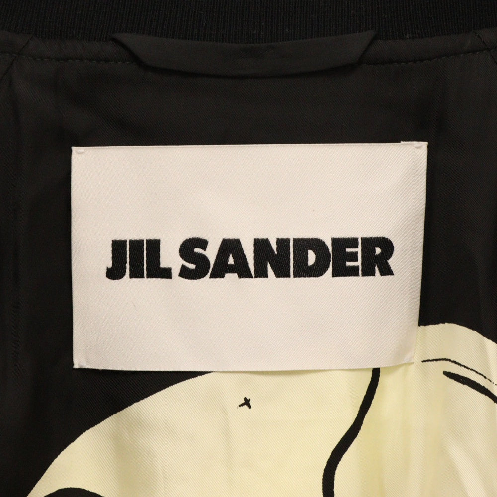 JIL SANDER(ジルサンダー) アストロロジー ゾディアック ジップアップ パデッド 中綿 ボンバージャケット ブルゾン ブラック J21BN0038
