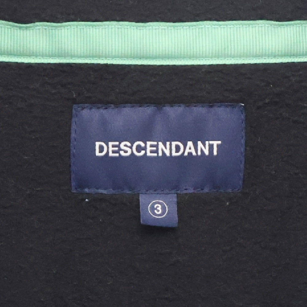 DESCENDANT(ディセンダント) HUMMING FLEECE PULLOVER ハミング フリースプルオーバー ブラック