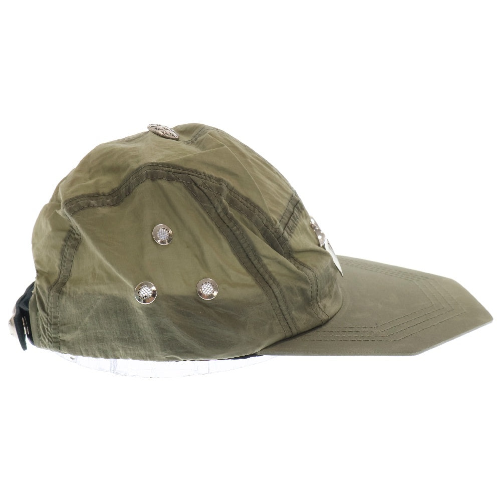 THUG CLUB(サグクラブ) 24AW Bio Recycle Cap リナイロン アーミーキャップ 帽子 カーキ TC24AC2101