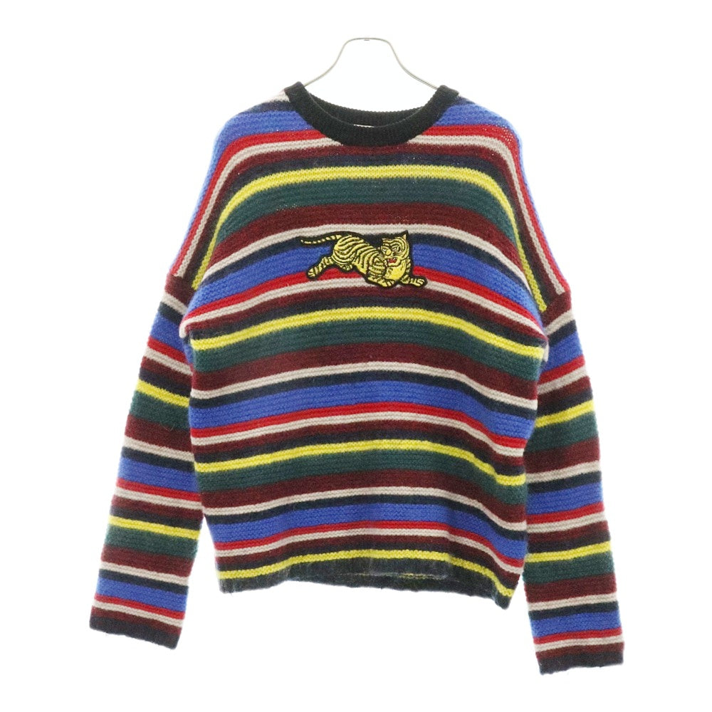 KENZO(ケンゾー) Multicolor Jumping Tiger Knit Striped Sweater マルチカラー ジャンピング タイガー ニット ストライプ ニット セーター マルチ