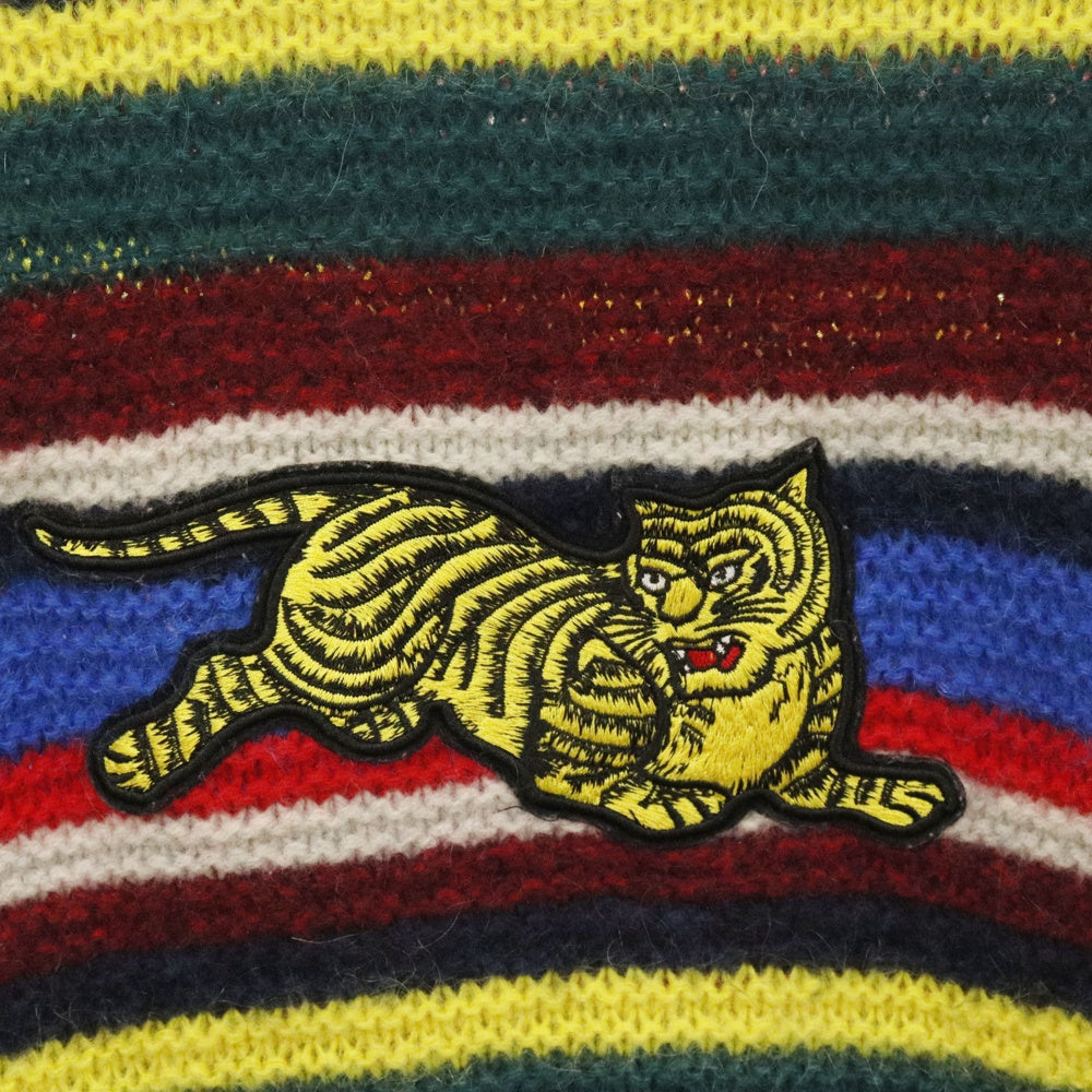KENZO(ケンゾー) Multicolor Jumping Tiger Knit Striped Sweater マルチカラー ジャンピング タイガー ニット ストライプ ニット セーター マルチ