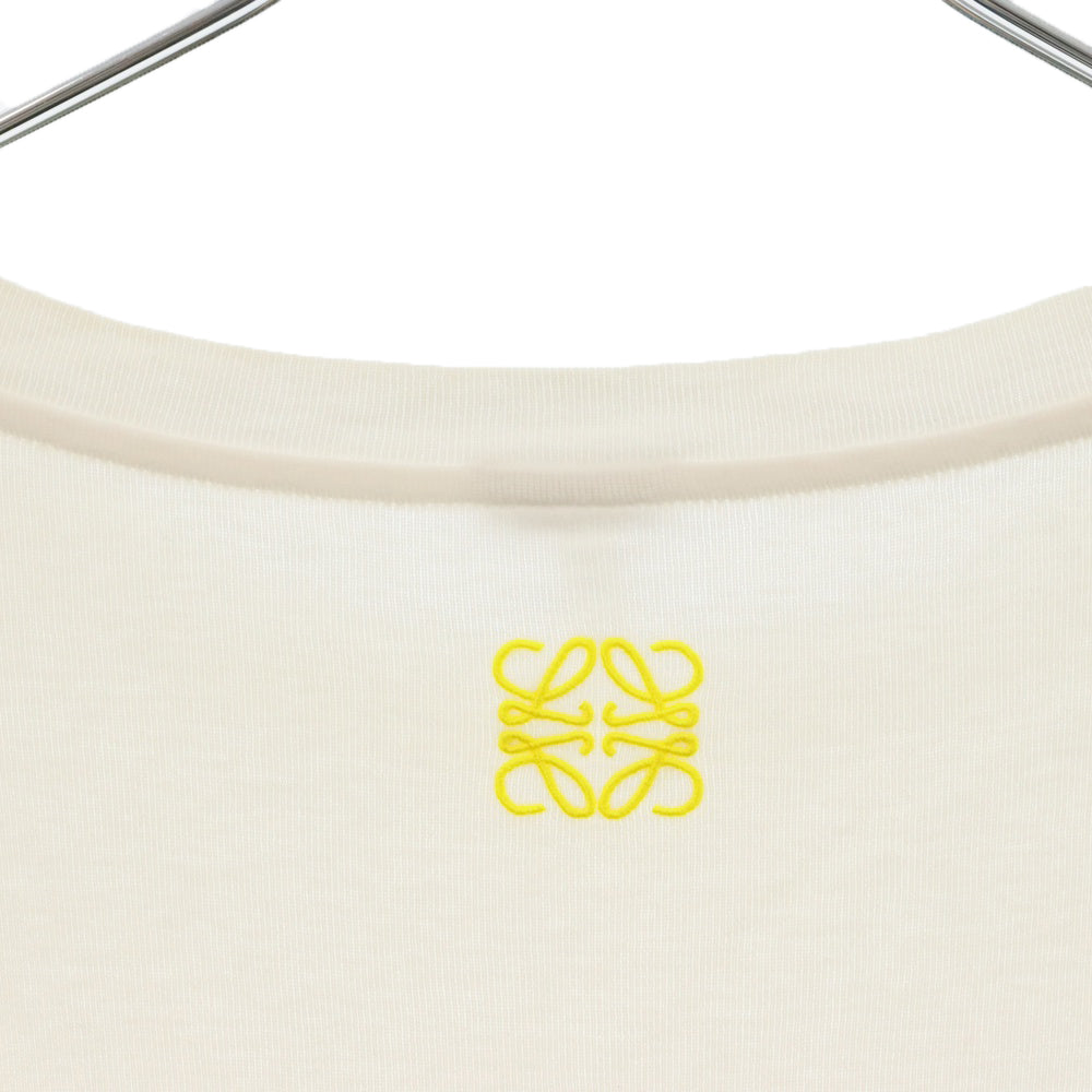 LOEWE(ロエベ) OYSTER SNACK オイスター スナック プリント クルーネック 半袖Tシャツ カットソー ホワイト H526Y22X46