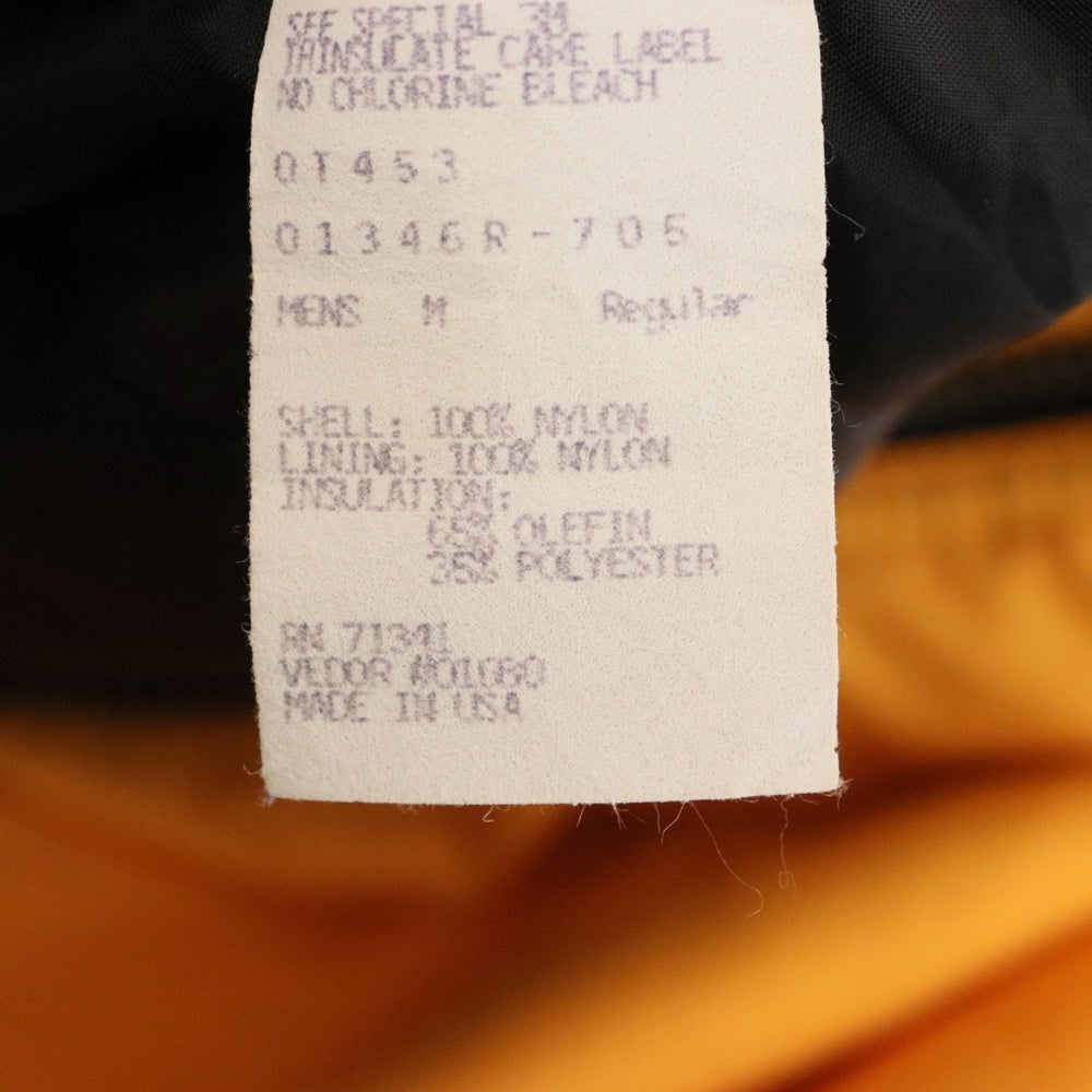 L.L.Bean(エルエルビーン) 90S Thinsulate 中綿 チロリアンテープ フーデッド アノラックパーカー イエロー/レッド/ブラック 0T453