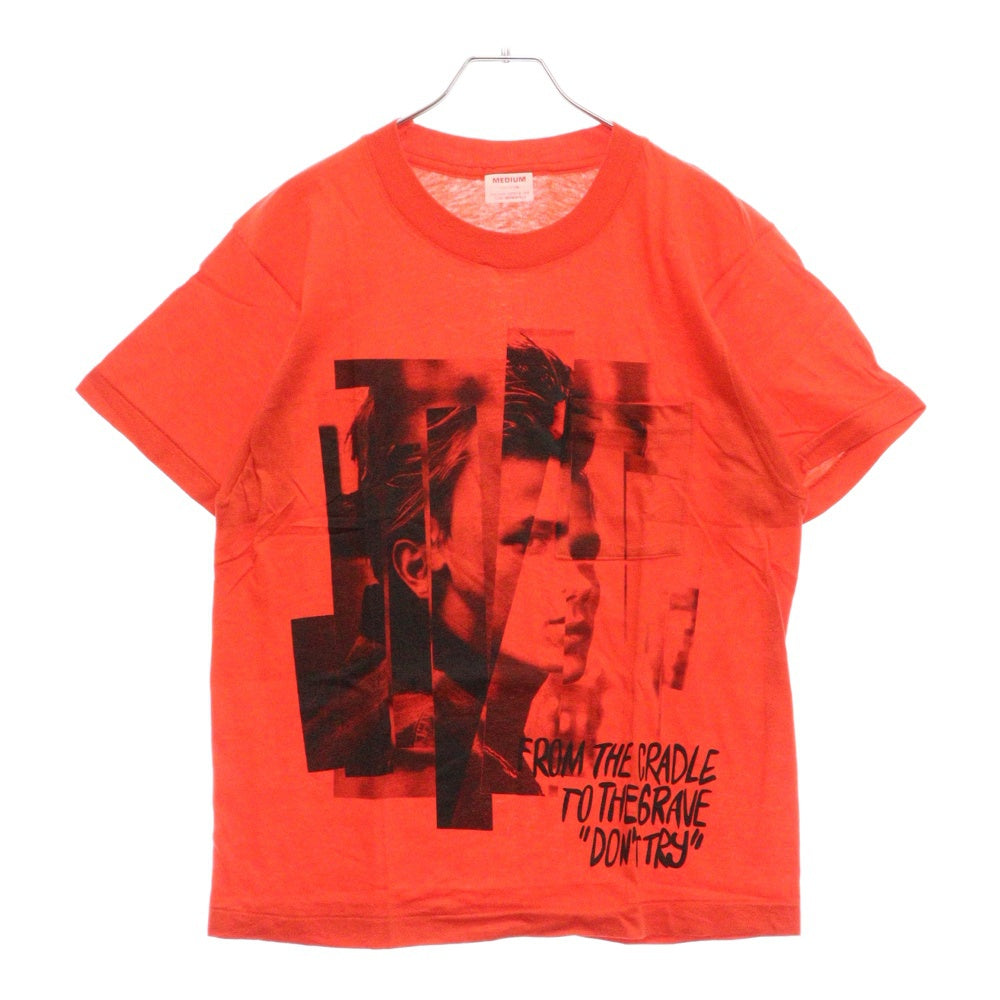 FIRSTRUST(ファーストラスト) RIVER FOREVER / T-SHIRT リバー・フェニックス フォトプリント半袖Tシャツ オレンジ
