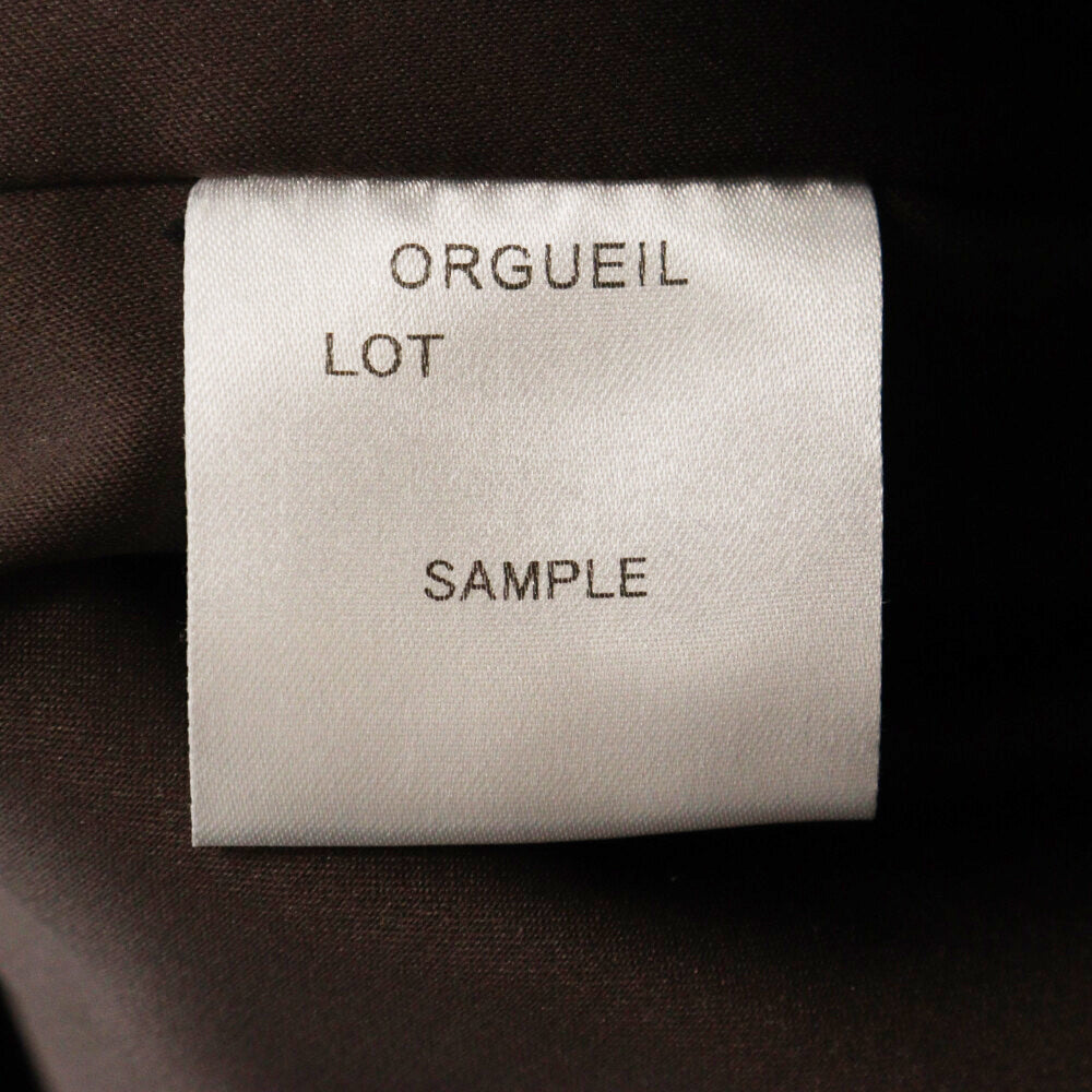 ORGUEIL(オルゲイユ) ホースレザー シングル ライダース ジャケット サンプル品 OR-4081 ブラック