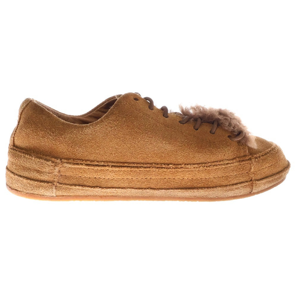 UGG(アグ) Blake Fur レースアップムートンローカットスニーカー ベージュ レディース US5.5/22.5cm 1019248