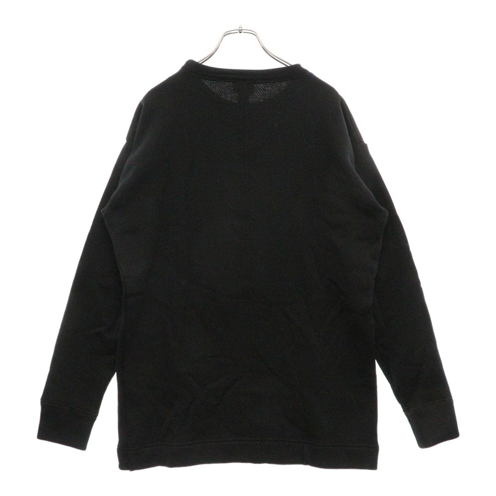 JIL SANDER(ジルサンダー) イタリア製 クルーネック スウェットトレーナー ブラック JSMI707011