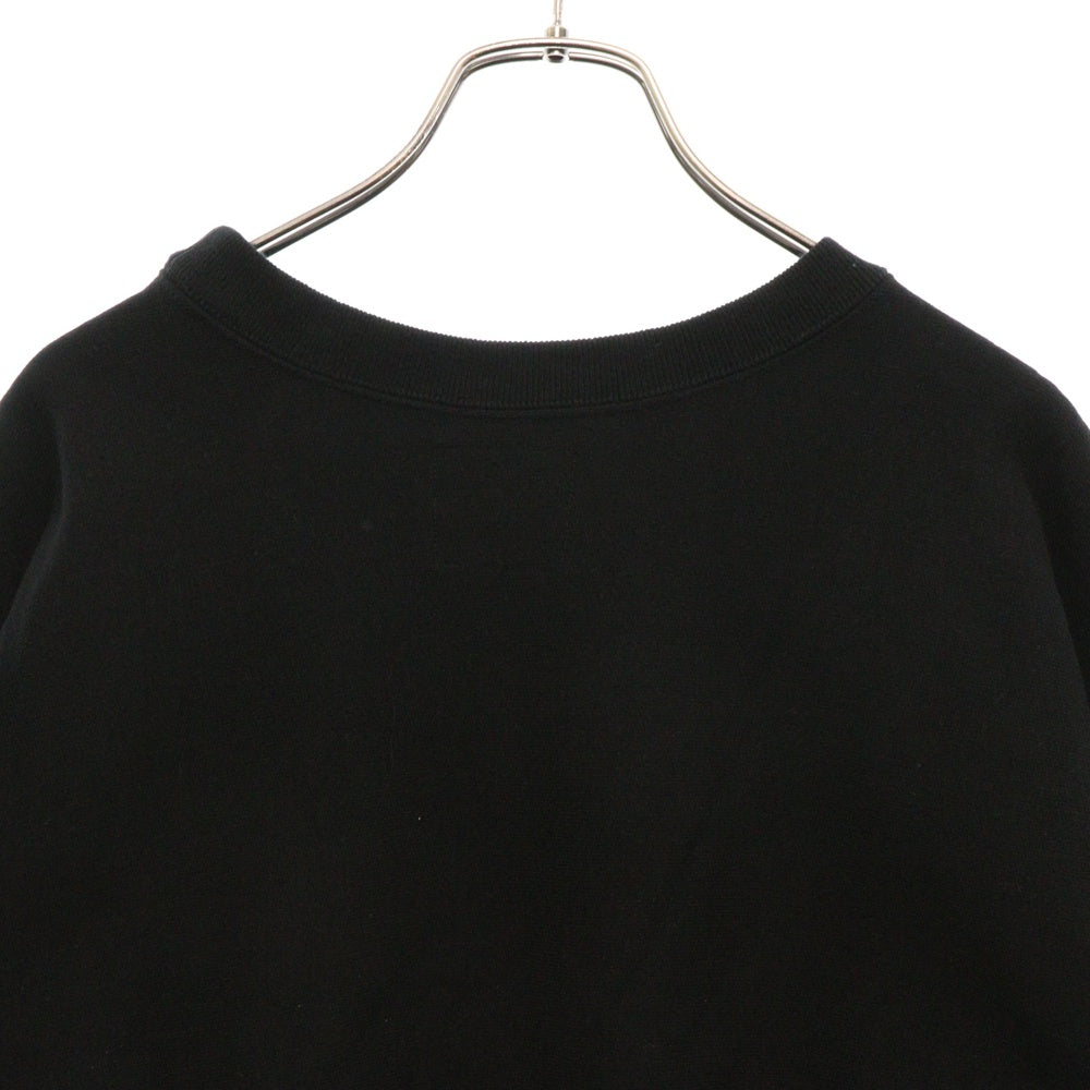 WASTED YOUTH(ウェイステッドユース) Logo Heavy Weight Sweatshirt ロゴスウェットトレーナー ブラック WY26CS004