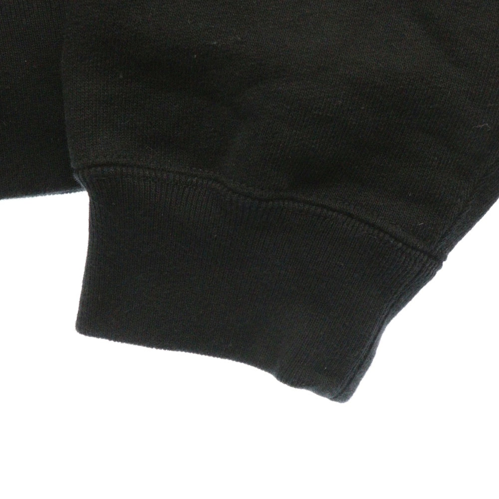 WASTED YOUTH(ウェイステッドユース) Logo Heavy Weight Sweatshirt ロゴスウェットトレーナー ブラック WY26CS004