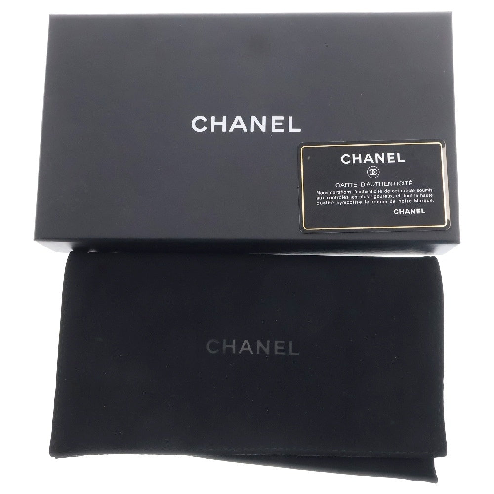CHANEL(シャネル) ココマーク キャビアスキン ゴールド金具 ラウンドファスナー ロングウォレット 長財布 レッド 27番台 レディース