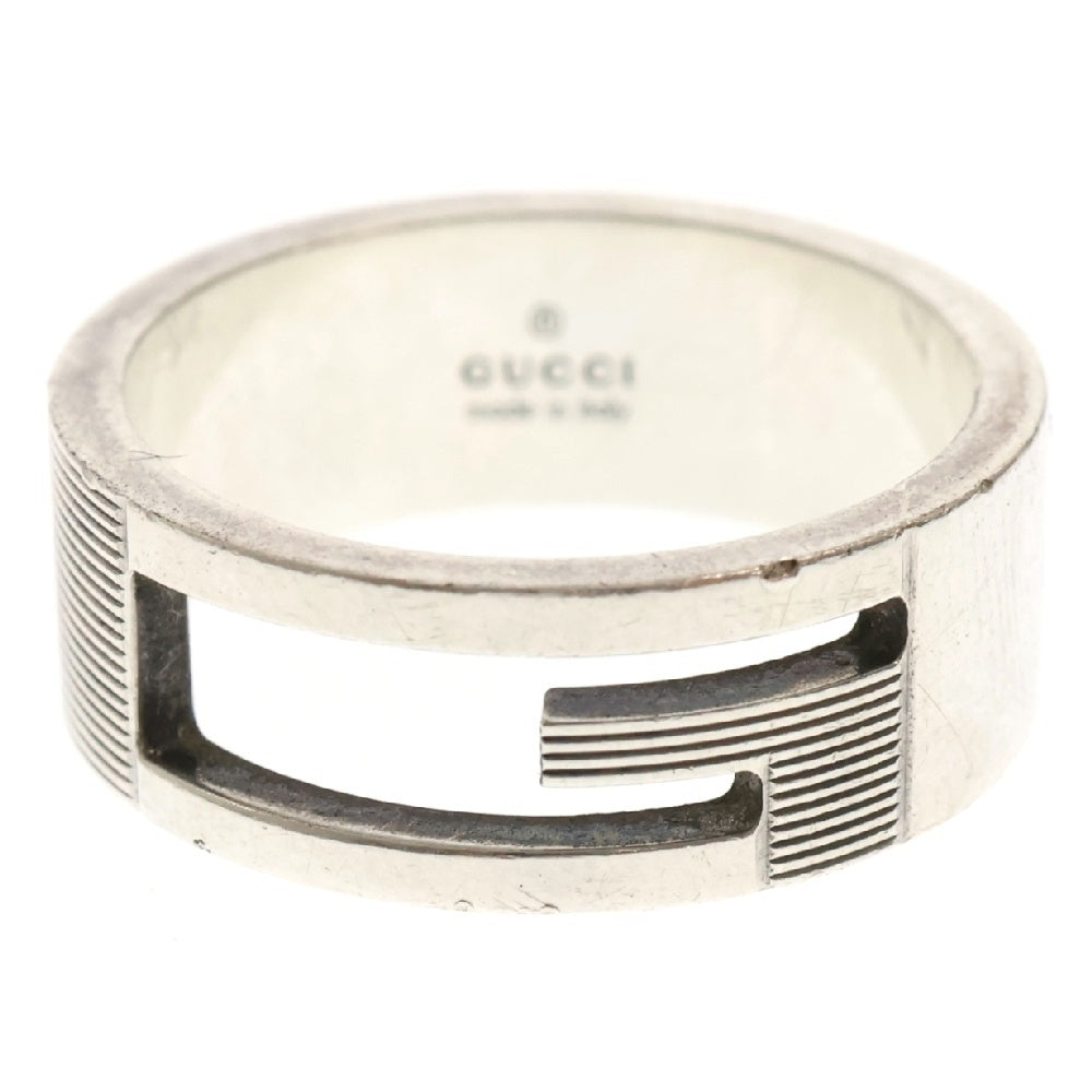GUCCI(グッチ) ブランデッド レギュラー Gリング 指輪 シルバー 20号