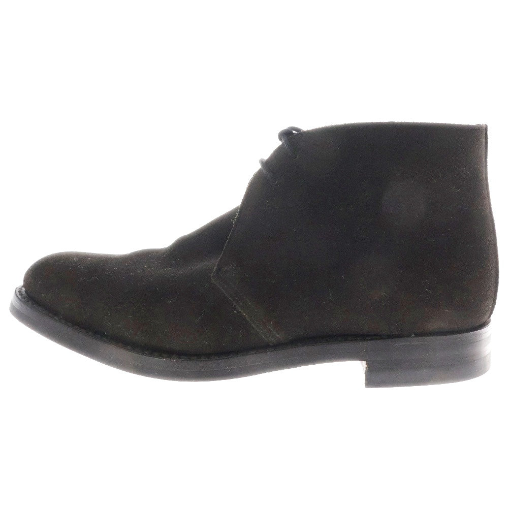 Crockett&Jones(クロケットアンドジョーンズ) CHERTSEY チャートシー スウェードレザー ハイカット チャッカブーツ ブラウン 21645