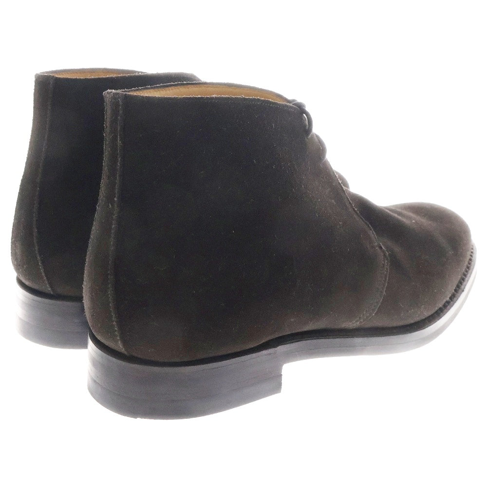 Crockett&Jones(クロケットアンドジョーンズ) CHERTSEY チャートシー スウェードレザー ハイカット チャッカブーツ ブラウン 21645