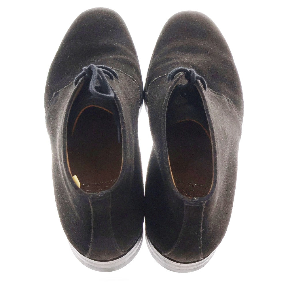 Crockett&Jones(クロケットアンドジョーンズ) CHERTSEY チャートシー スウェードレザー ハイカット チャッカブーツ ブラウン 21645