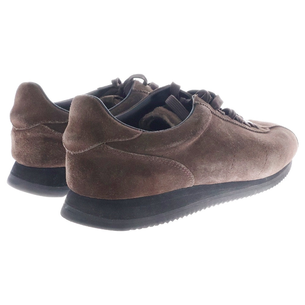 COOTIE PRODUCTIONS(クーティー プロダクションズ) ×Tomo&Co. RAJA JOG TRAINER ラジャ ジョグ トレーナー スエードレザー シャークソール ローカットスニーカー ブラウン TM-COOTIE-0002