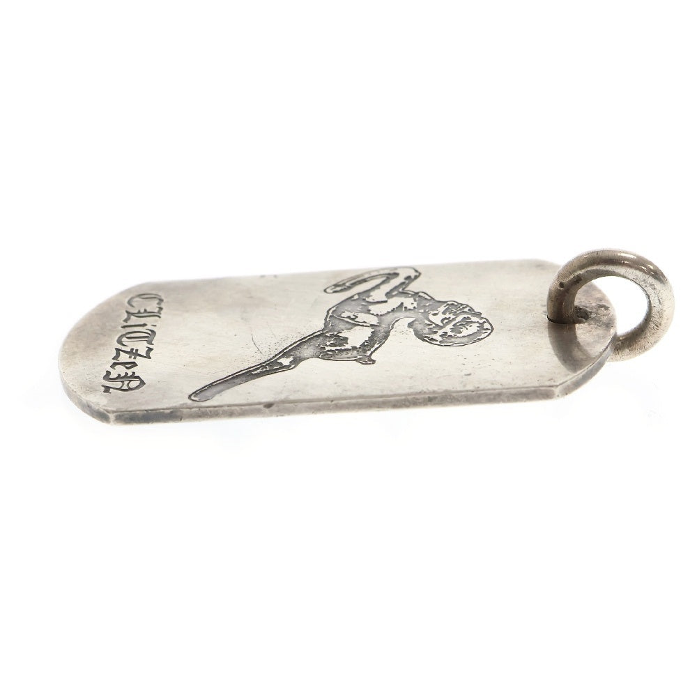 CHROME HEARTS(クロムハーツ) D TAG LRG FOTI CLITZEN フォティクリッツェン ラージドッグタグ ペンダントトップ シルバー