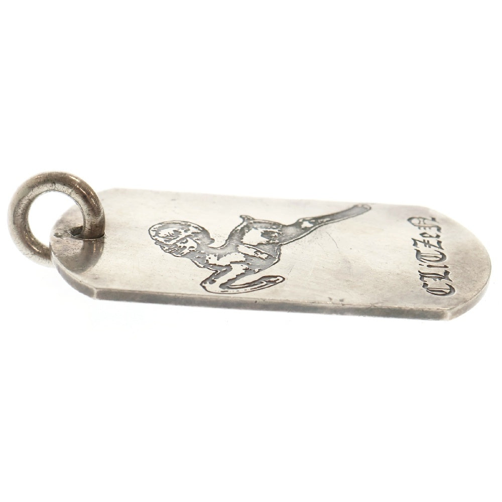 CHROME HEARTS(クロムハーツ) D TAG LRG FOTI CLITZEN フォティクリッツェン ラージドッグタグ ペンダントトップ シルバー