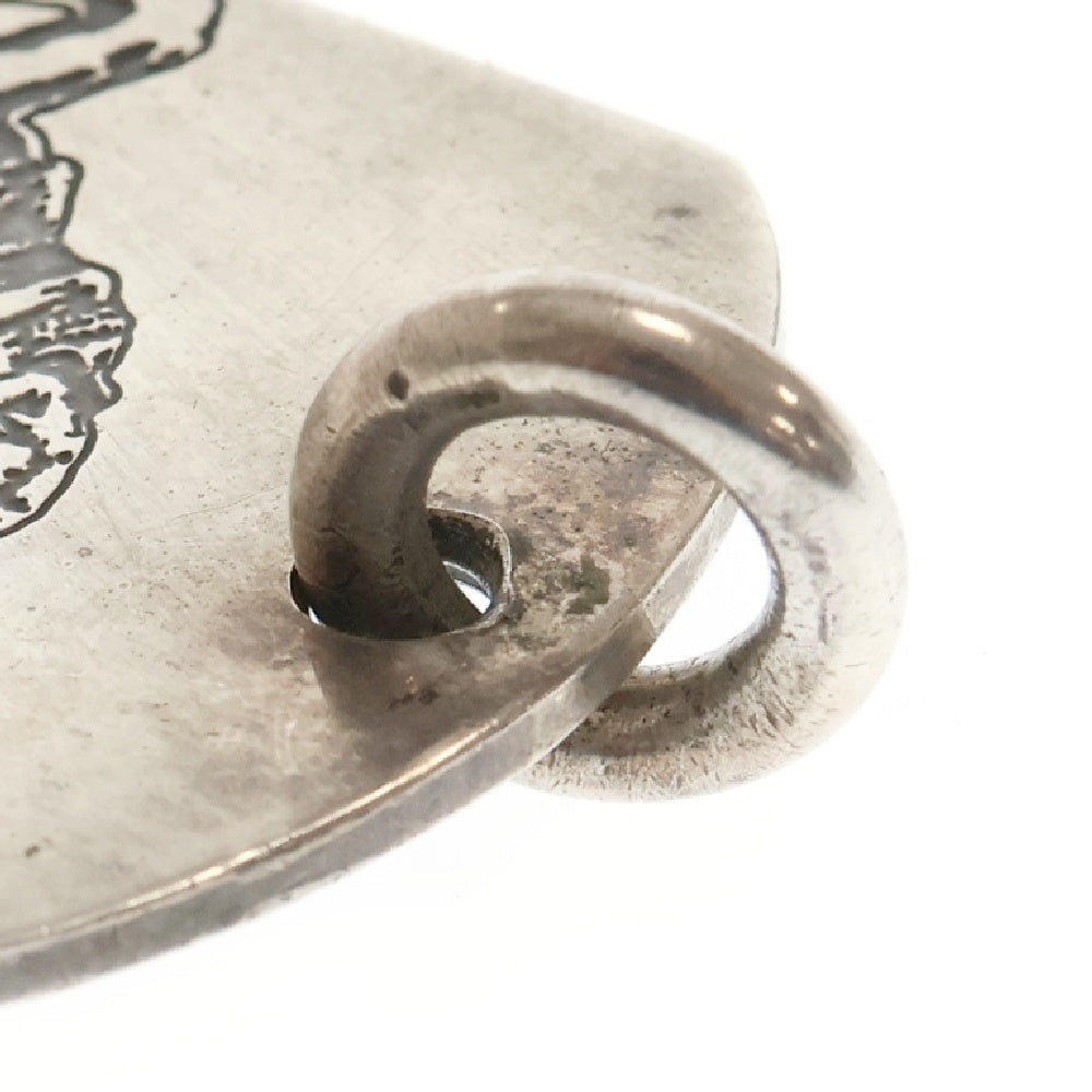 CHROME HEARTS(クロムハーツ) D TAG LRG FOTI CLITZEN フォティクリッツェン ラージドッグタグ ペンダントトップ シルバー