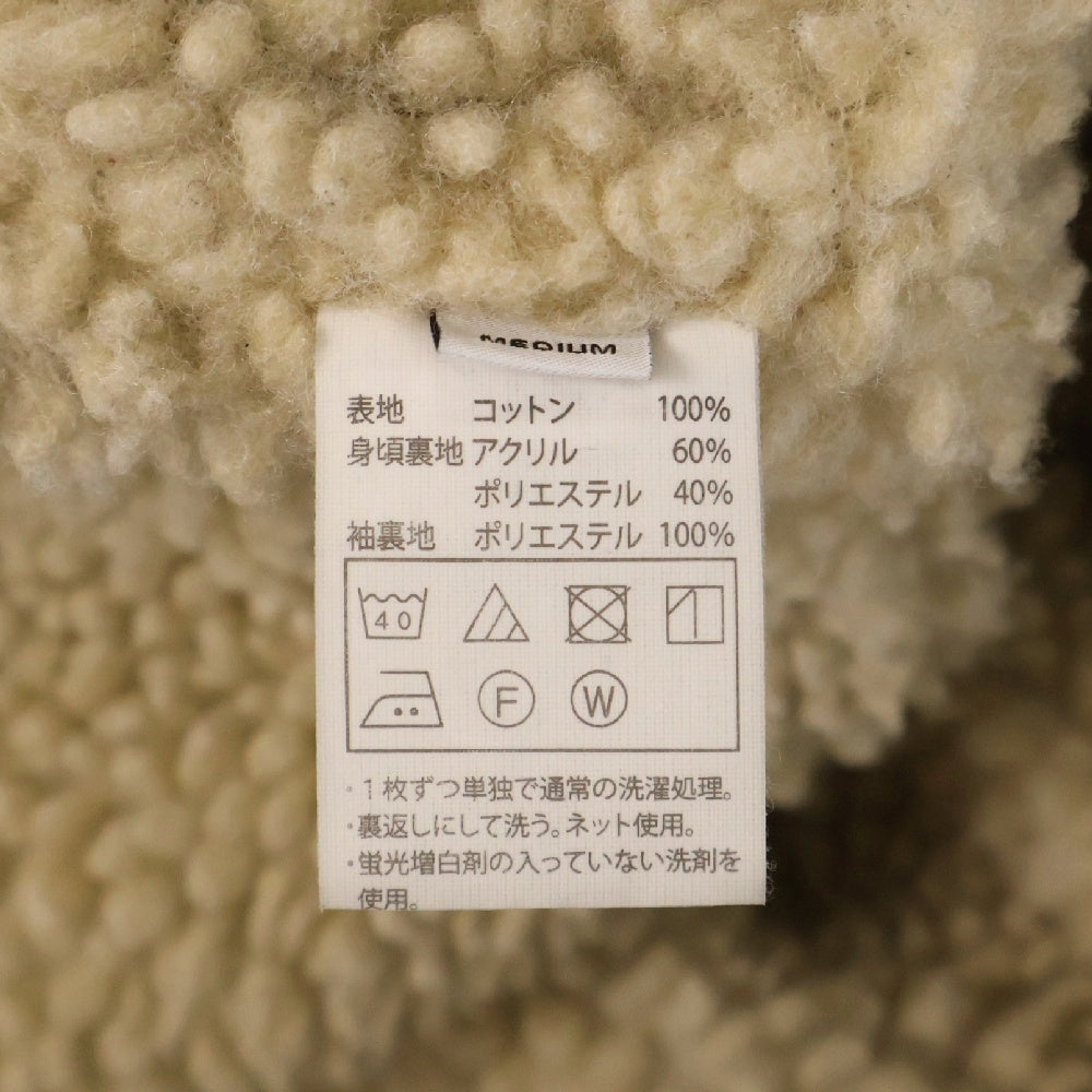 COOTIE PRODUCTIONS(クーティー プロダクションズ) 24AW CCORDUROY CATTLEMAN JACKET コーデュロイ ボア ランチジャケット ブラック CTE-24A209