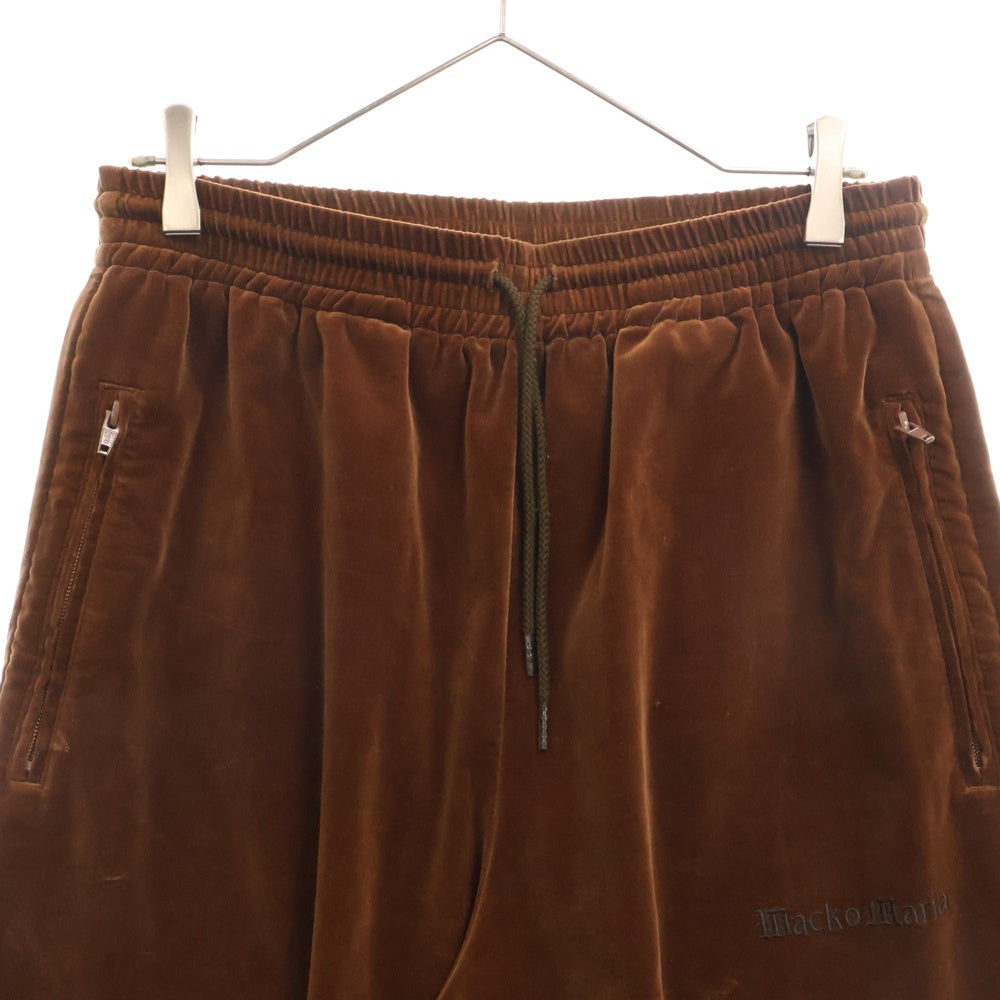 WACKO MARIA(ワコマリア) 23AW VELVETEEN TRACK PANT ベルベティーン トラックパンツ ブラウン 23FW-WMO-TP06