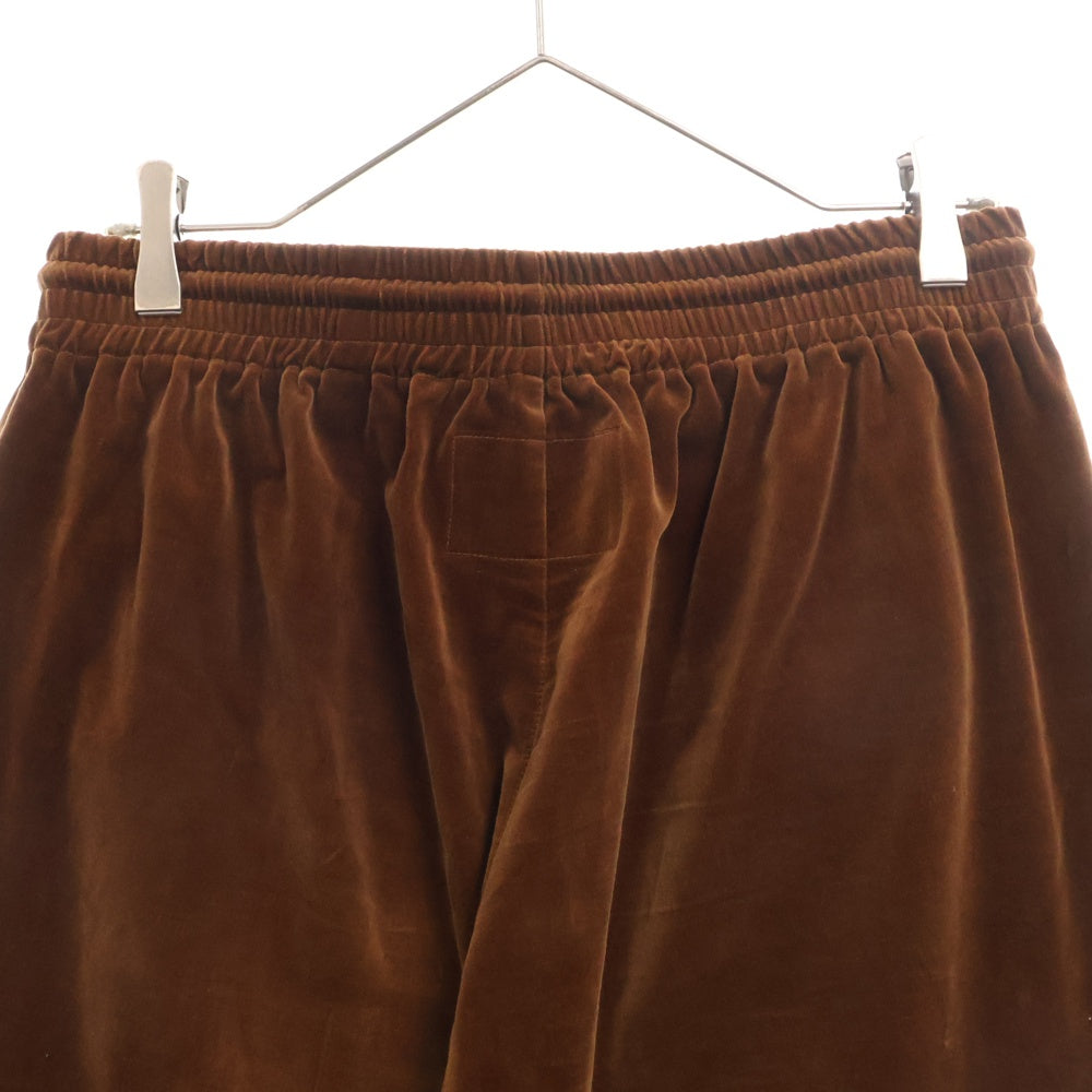 WACKO MARIA(ワコマリア) 23AW VELVETEEN TRACK PANT ベルベティーン トラックパンツ ブラウン 23FW-WMO-TP06