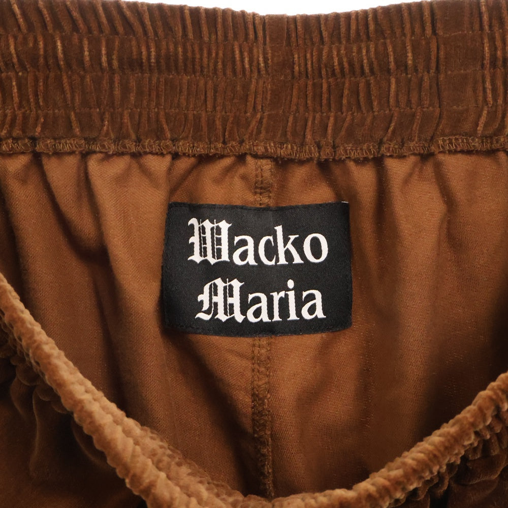 WACKO MARIA(ワコマリア) 23AW VELVETEEN TRACK PANT ベルベティーン トラックパンツ ブラウン 23FW-WMO-TP06