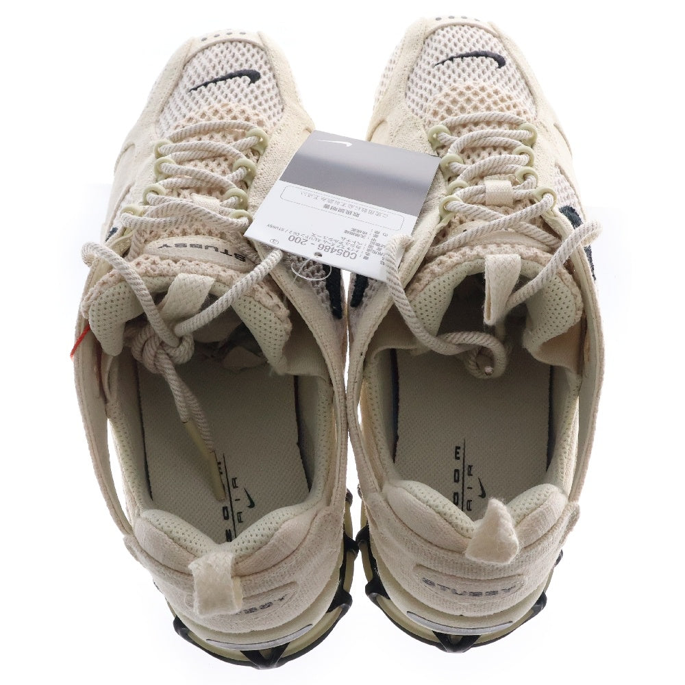 NIKE(ナイキ) ×STUSSY AIR ZOOM SPIRIDON CG 2 Fossil ステューシー エア ズーム スピリドン フォッシル ローカットスニーカー アイボリー US10.5/28.5cm CQ5486-200