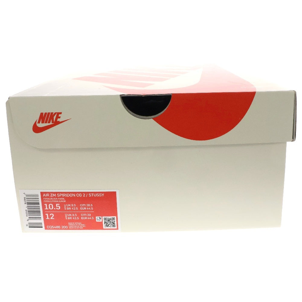 NIKE(ナイキ) ×STUSSY AIR ZOOM SPIRIDON CG 2 Fossil ステューシー エア ズーム スピリドン フォッシル ローカットスニーカー アイボリー US10.5/28.5cm CQ5486-200