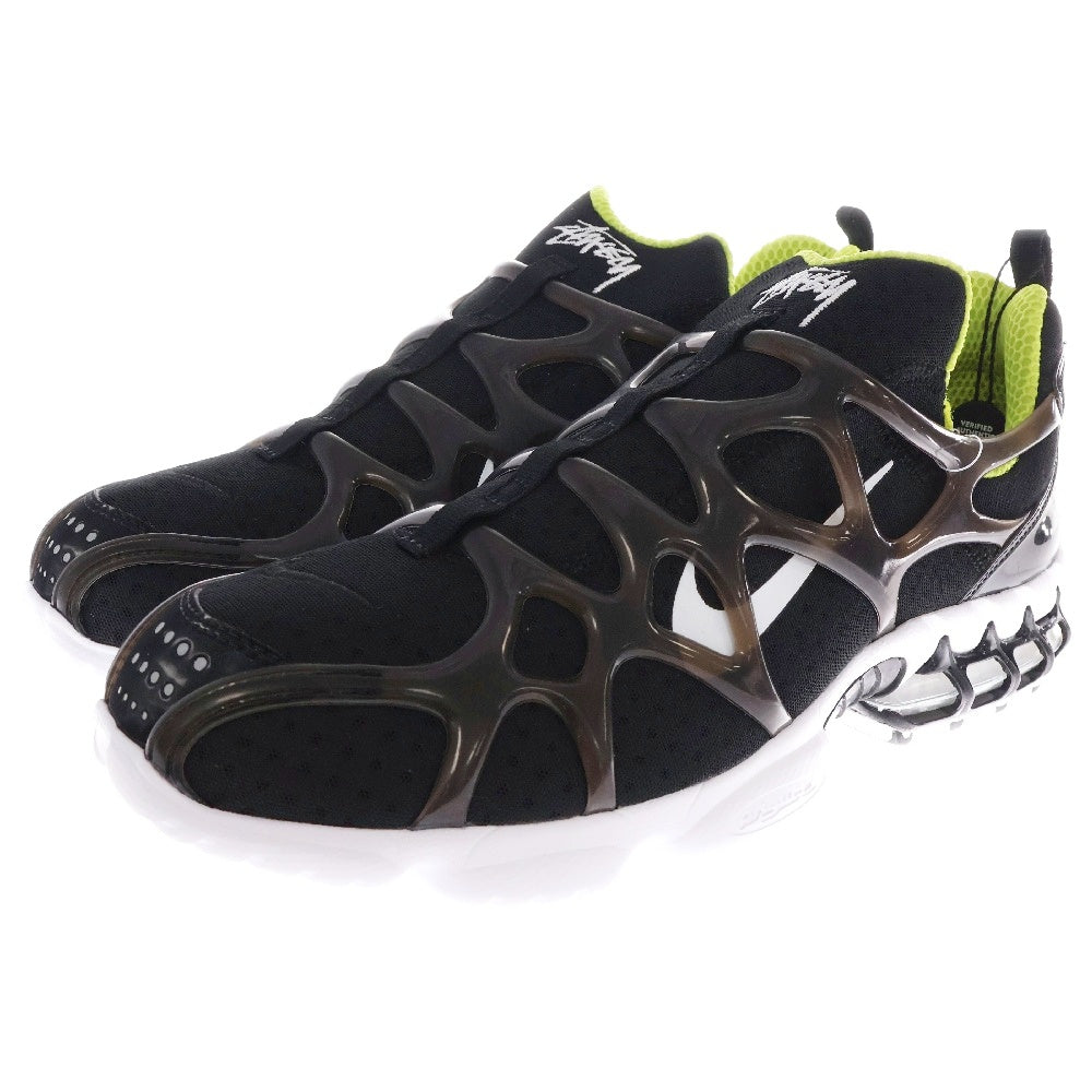 NIKE(ナイキ) ×STUSSY AIR ZM SPIRIDON KK ステューシー エアズーム スピリドン ローカットスニーカー ブラック US10.5/28.5cm CJ9918-001