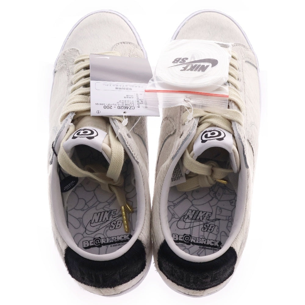 NIKE SB(ナイキエスビー) ×MEDICOM TOY BE@RBRICK SB BLAZER LOW QS ベアブリック ブレザー ローカットスニーカー ベージュ US10.5/28.5cm CZ4620-200