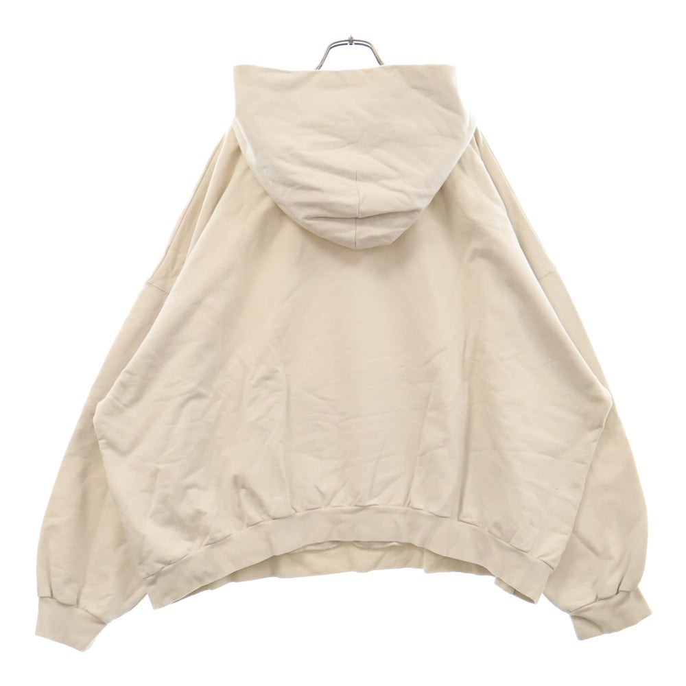 BALENCIAGA(バレンシアガ) 22AW XXXL Hoodie Large Fit スリーエックスエル フーディ プルオーバースウェットパーカー ベージュ 713677 TNVD9